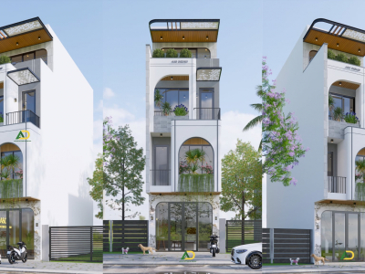 Nhà Phố 4  tầng mềm mại tinh tế tại Vũng Tàu