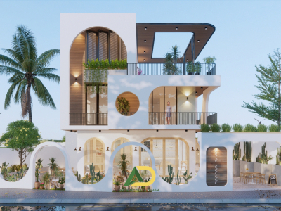 Thiết kế thi công trọn gói  V' Villa siêu đẹp tại Vũng Tàu