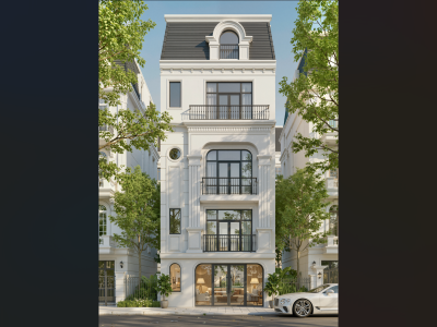 Thiết kế nhà phố tân cổ điển - nét đẹp của thời gian